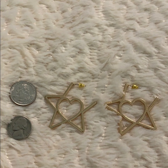 💜💜💜 3/$30 - 2 pairs for the price of one Gold faux earrings! - Picture 4 of 6